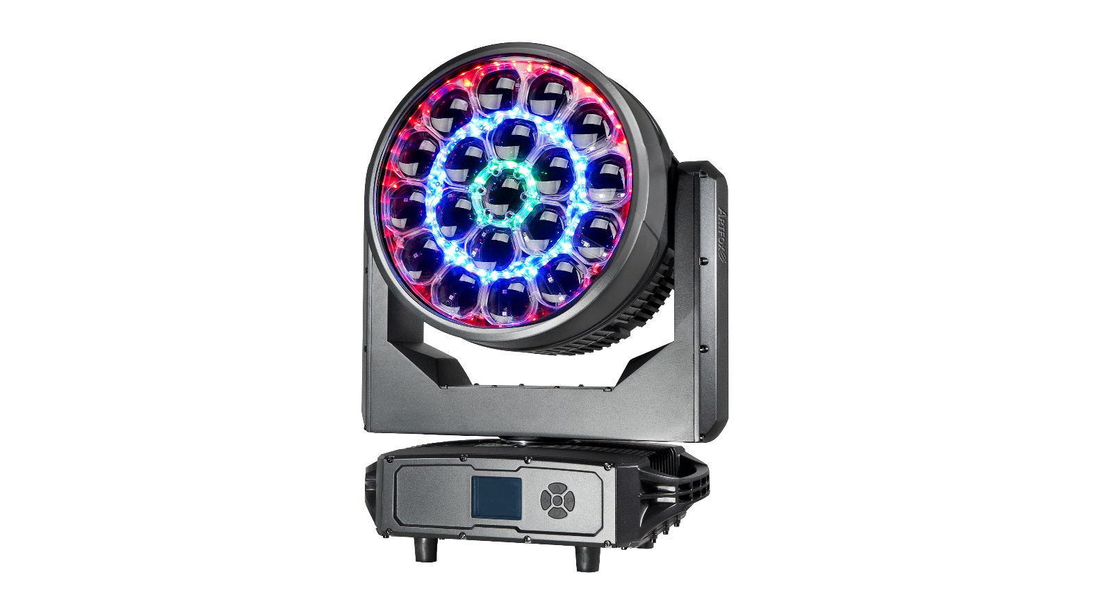 LED Moving Head:Beam Wash Kaleido 3-in-1, 19x120w RGBW, Pixel Tech, IP66 outdoor